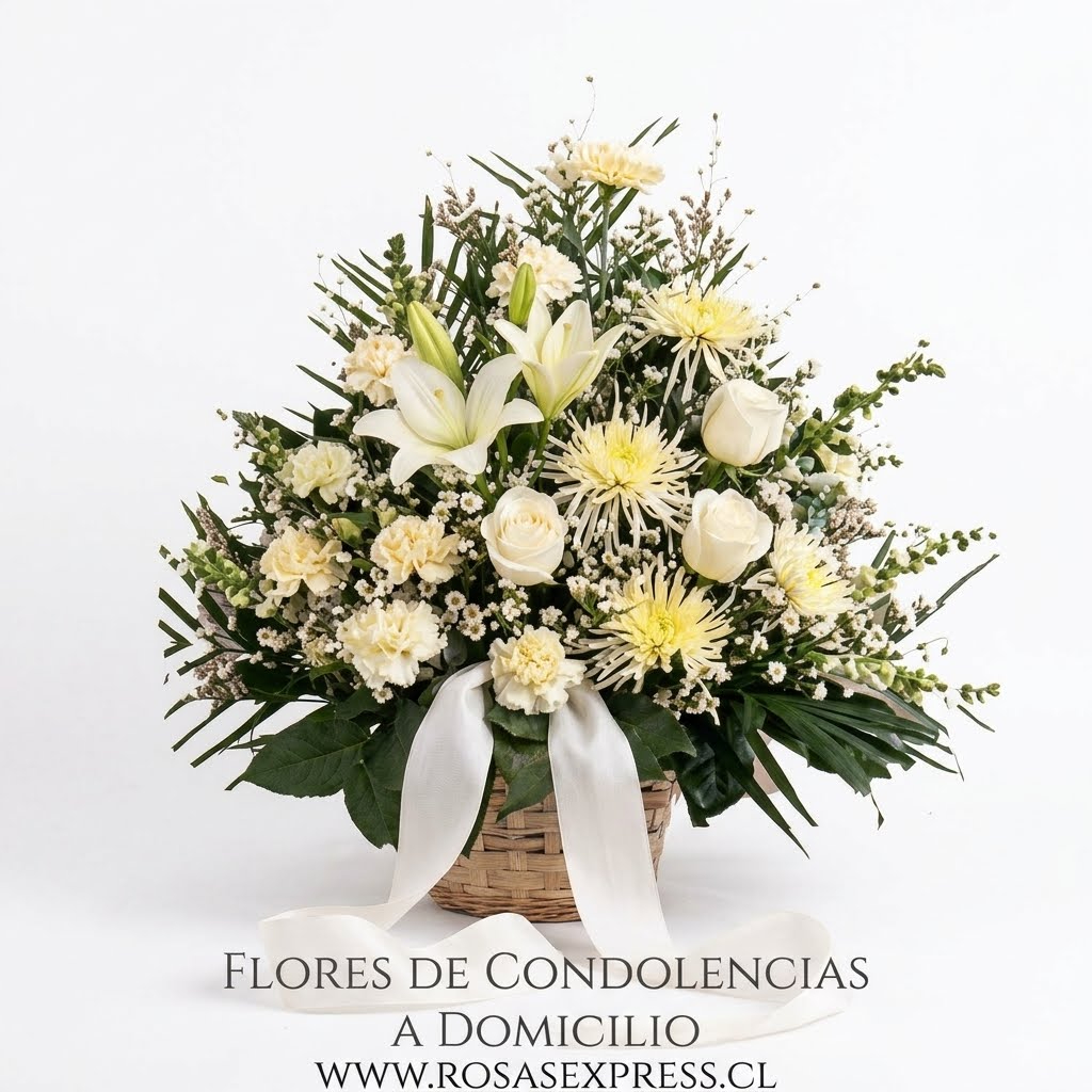 FLORES DE CONDOLENCIAS A DOMICILIO SANTIAGO CHILE -.
